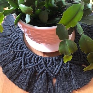 Handcrafted Macrame Circle Decor
